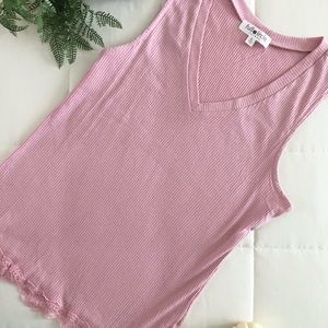 Pink LaceTank Top